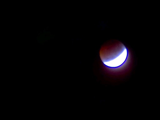 Registro da lua em Araraquara 